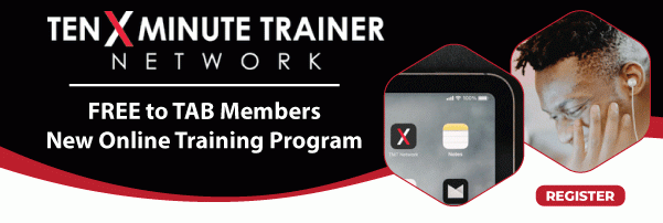 Training is Free to TAB Members - Sign Up Today!